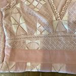 Foxiedox  juliet V Neck Sleeveless Lace Trim Fairycore Mini Swing Dress Pink M Photo 11