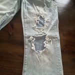 Aeropostale Women Boyfriend Jeans 8 Ripped Distressed Denim Casual Lightweight Blue Photo 2