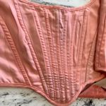 Pretty Little Thing * Colorful Long Sleeve Top Corset Women's Size 4 Sheer Chic Photo 12