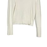 ZARA Casual Long Sleeve Cowl Turtleneck Super Soft Comfy Sweater M White #2115 Photo 4