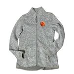 Top Of The World Paw Print Fleece Jacket Animal Lover Full Zip Grey Heather Womens Size Medium Photo 4