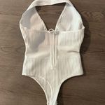 Pretty Little Thing White Bandage Bodysuit Photo 2