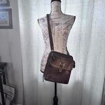 Fossil  Brown leather Crossbody organize Women bag purse‎ Photo 9
