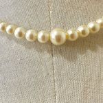 1928 faux pearl single strand necklace Photo 1