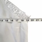 Halogen Lace Trim Cami Top Womens L White Lace Trim Feminine Flirty Coquette Photo 5