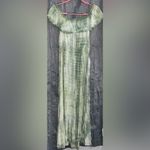 Derek Heart NWOT! Tie Dye Maxi Dress On / Off The Shoulder Tie Waist Maxi Dress Photo 2