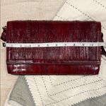 Vintage America Deep Red Crossbody eel Bag Brown Photo 5