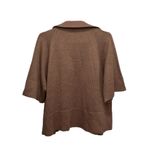 Vintage Women’s Open Front Cardigan Wool Blend 3/4 Sleeve Sweater Granola Office Brown Size undefined Photo 1