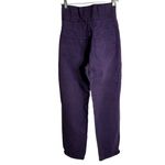 Vintage 90s Nada Nuff High Rise Button Jeans S Purple Straight Leg Belt Loops Photo 2