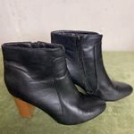 MIA #113  The Rosa Leather Black Booties Photo 5