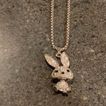 FASHION sweater chain bunny pendant necklace Silver Photo 3