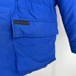 Vintage Ralph Ralph Lauren Puffer Hooded Blue Coat Size L Photo 9