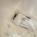 J.ING Jing White with Blue Flower Print Short Sleeve Crop Top One Size NWT Photo 3