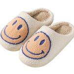 Smiley Face Slippers Size 5.5 Photo 0