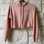Shop Darling CHOOSE JOY CROP HOODIE Pink Photo 0
