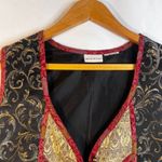 White Stag Brocade Jacquard Mixed Print Vest Western Country Bold Size MD** Photo 2
