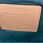 Coach  Parker Blue/Green Leather Tote with Original Hangtags Photo 4