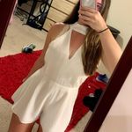 These Three Boutique Do + Be Choker Neck White Romper Photo 0