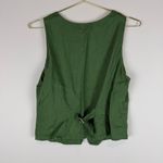 J.Crew  Slim Fit Linen Vest Green Size 10 Photo 8
