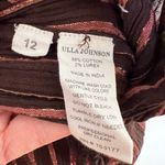 Ulla Johnson Elio Jumpsuit, Copper w/ Metallic Gold Stripe. Size 12 Photo 8