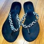 Sonoma Black Braided Thong Flip Flops- Size 8.5/9 Photo 0