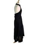 NWT Nicholas Halo Collared Halter Neck Backless Maxi Dress Black size 6 Photo 5