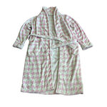 Joyspun Women’s Small Pink Plaid Robe Photo 1