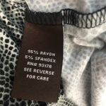 Adrienne Vittadini  Button Down Snake Print Top Size L Photo 8