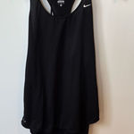 Nike  dri fit black tank top with built in sports bra size medium Photo 0