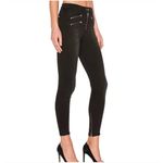 Rag and Bone Triple Zipper Moto Ankle Zip Jean in Metal Size 25 Photo 1