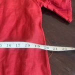Urban Outfitters Suddenly Spring Red Linen Blend Ruffle Dress Photo 2