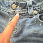 Miss Me Signature Straight Jeans Embellished Low Rise Stretch Rhinestone Sz 28 Photo 7