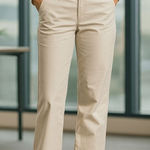 Lane Bryant NEW  Ivory Houston Wide Leg Trouser Pants Career Capsule Comfort 16 Photo 0