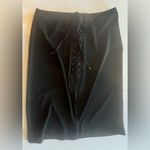 Who What Wear  Women’s Plus Size Black Midi Skirt with Lace Up Front Size 16 NWT Photo 14