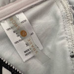 Shade & Shore  Monochrome Black White Floral Halter Tie Back Tankini XL Photo 3