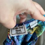 Aloha Hut Hawaii Smocked Maxi Dress Tropical Print Summer Beach OS One Size Blue Size undefined Photo 2