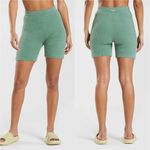 Gymshark x Whitney Simmons Bike Shorts Whitney Eyelash Knit Shorts Fuzzy Green S Photo 1