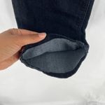 Liz Claiborne Skinny Leg Jeans Womens 14 Black Cotton Denim Stretch Curvy Fit Photo 4