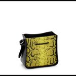 3.1 Phillip Lim Soleil Mini Leather Drawstring Bucket Bag- Lemon/BLK Snake Print Photo 2
