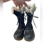 Target Leather & Faux Fur Waterproof Winter Boots-  Brand - Women's Size 6 Photo 3
