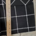 Vince Camuto  M black whit plaid hooded coat Photo 4