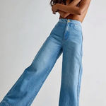 We The Free Free people  Talia Wide Leg jeans cotton 28 bright blue Photo 0