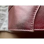 Liselle Kiss pink metallic leather clutch handbag crossbody Photo 6