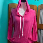 American Eagle Outfitters Fuchsia Tee Hoodie Photo 0