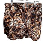 Rocawear Women’s Sz XL Animal Print Cami Satin Sleepwear Short Set Chains NWT Photo 8