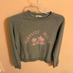 Faherty Beach Fleece Crew in Sea Spray Photo 1