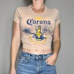 Corona Crop Baby T Size M Tan Size M Photo 1