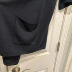 Susan Graver  Navy Blue Open Front Knit Cardigan Short Kimono Sleeve Size M Photo 4