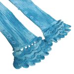 Handmade Blue Crochet handle cover for handbags Photo 2