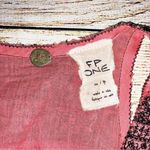 Free People FP One Calypso Dress Sleeveless Pink Relaxed Fit Tasseled Size XS Photo 1